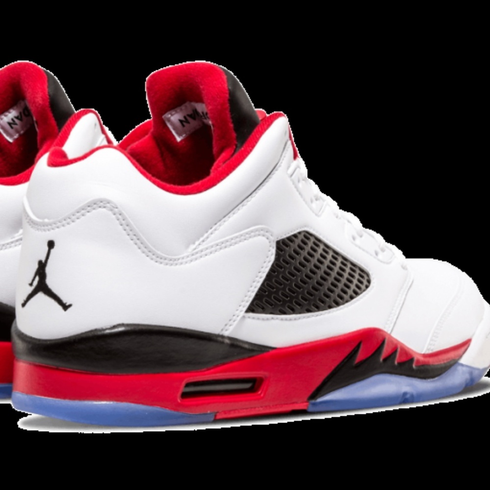 Retro Jordan V Lows "Fire Red" 2016